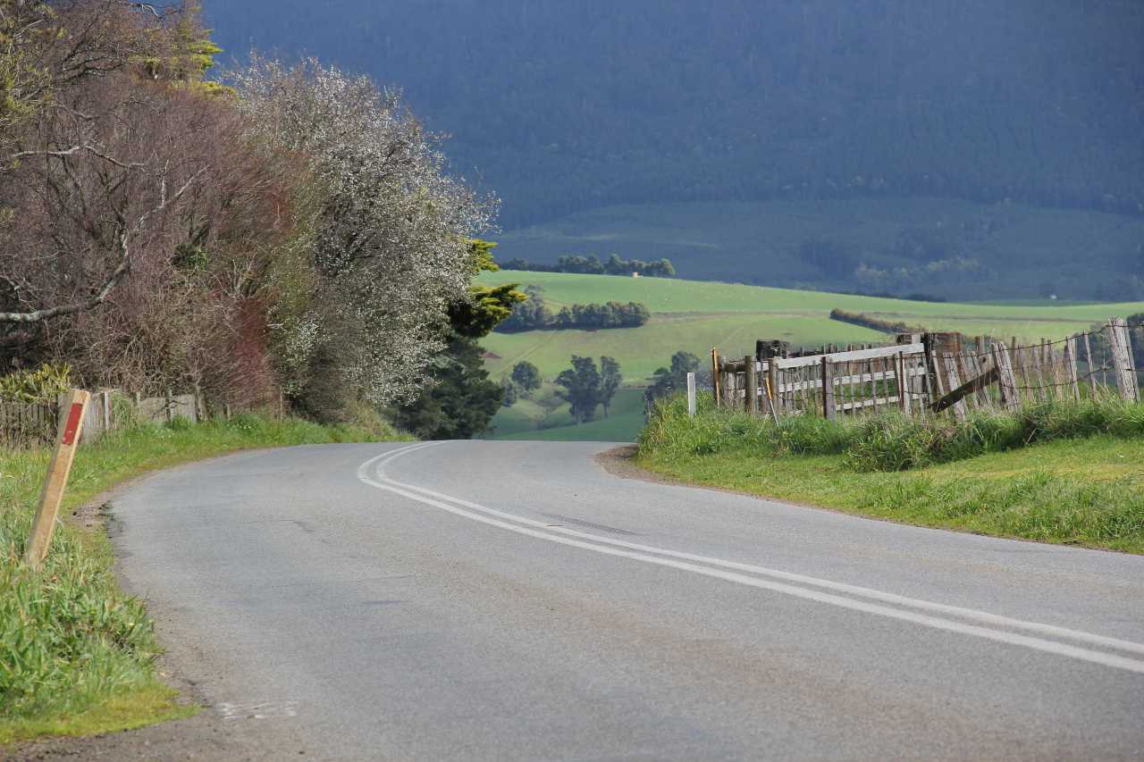 north-east-tasmania-road-and-fence