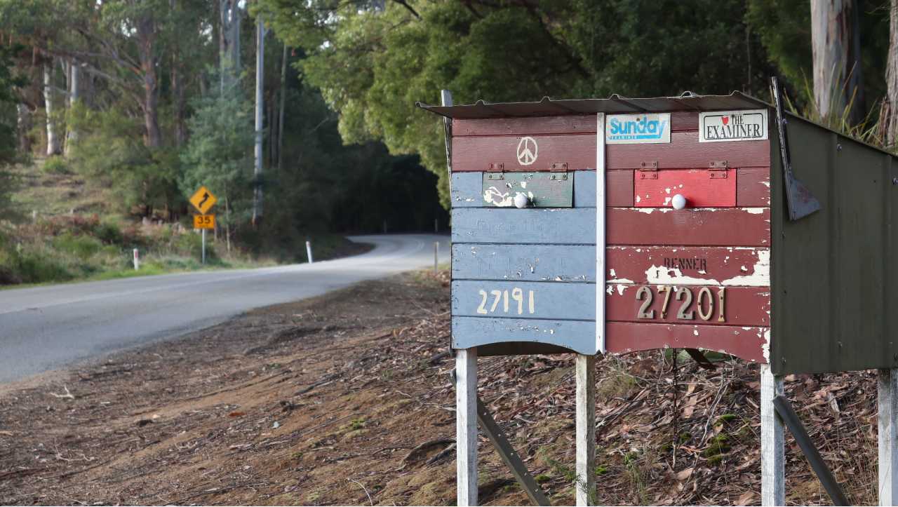 letter-boxes-beside-road-at-goshen-tasmania
