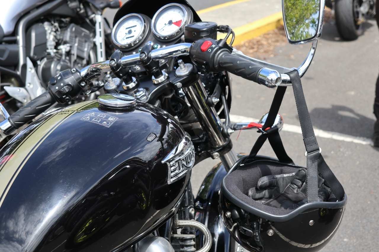 triumph-motorcycle-with-helmet